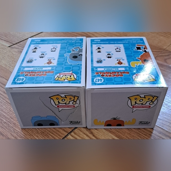 Lot Of 2 Funko Pop Rocky & Bullwinkle Vintage Cartoon Collectible Figurine - Picture 5 of 8